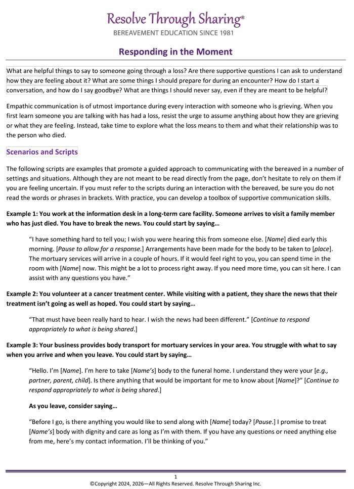 responding in the moment PDF cover